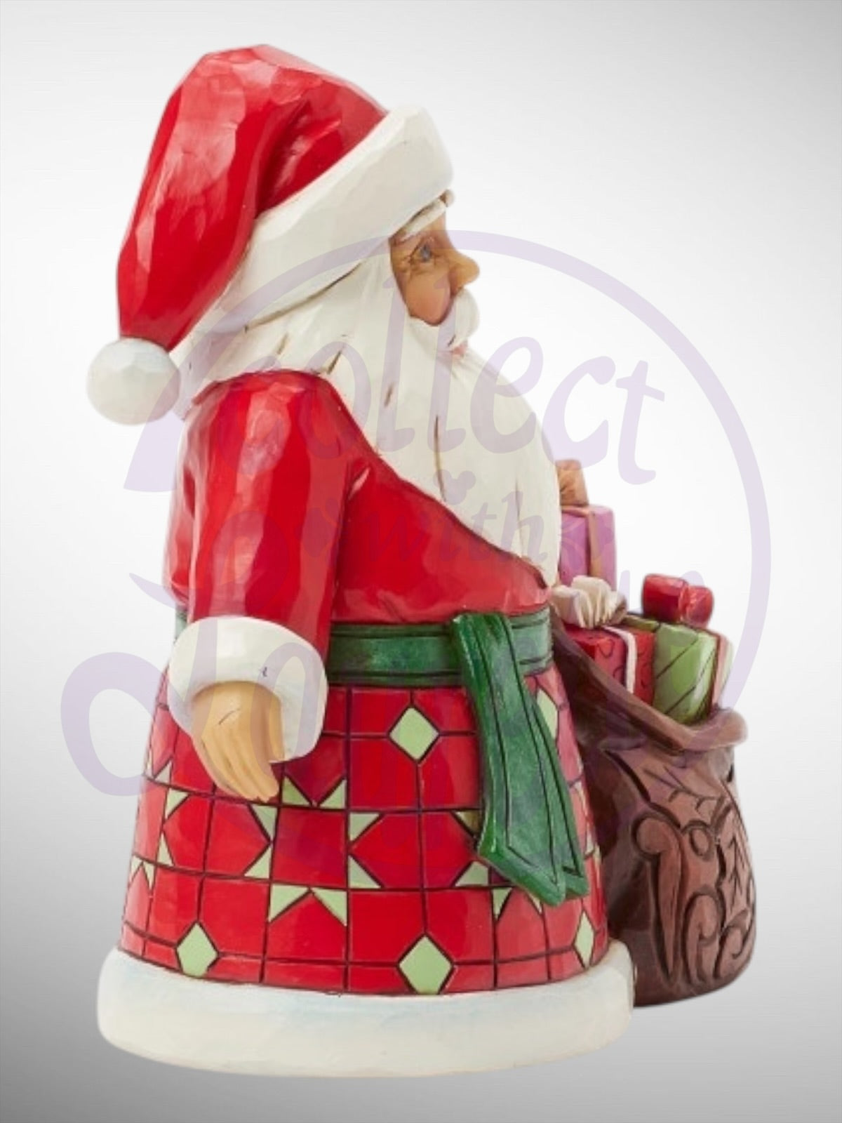 Jim Shore Heartwood Creek - Filled With Christmas Cheer Santa Pint Sized Figurine